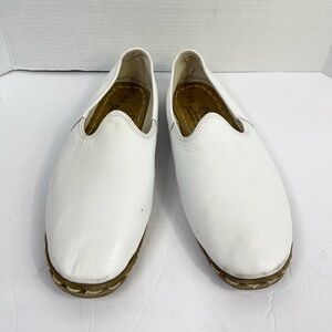 Sabah White Leather Shoes